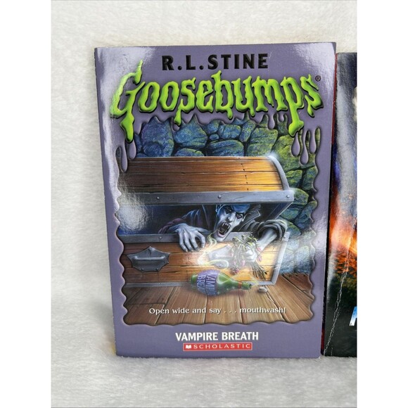 Goosebumps Book Bundle Lot Of 3 The Haunted Car Horrorland Vampire Breath - Picture 2 of 12